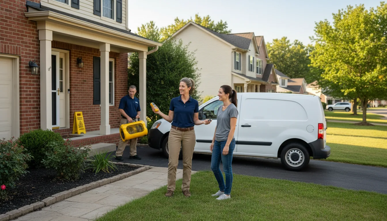Residential water damage restoration in Highwood, MT